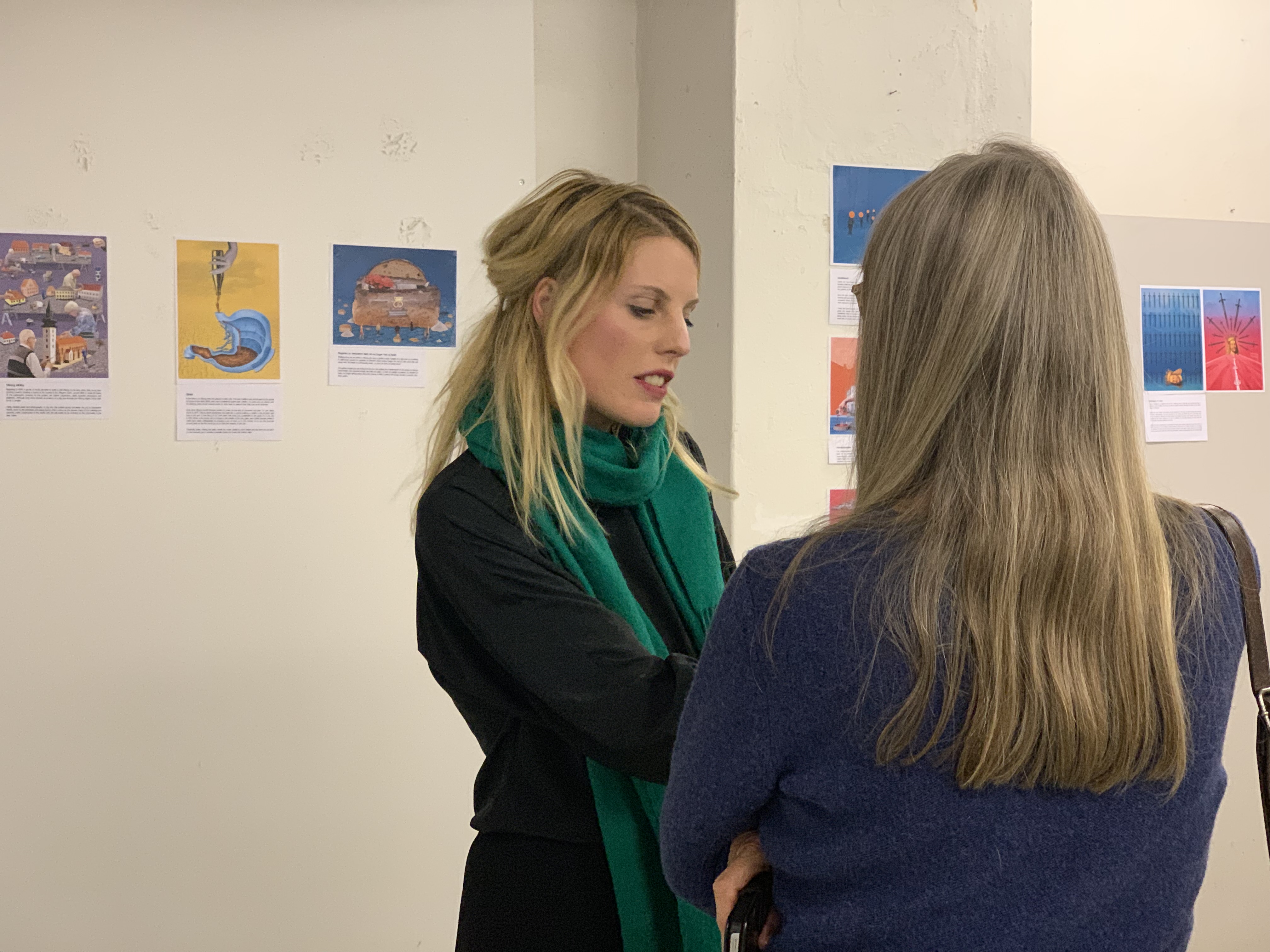 Frivillig er vært for Kunstner ved Riddergade AIR