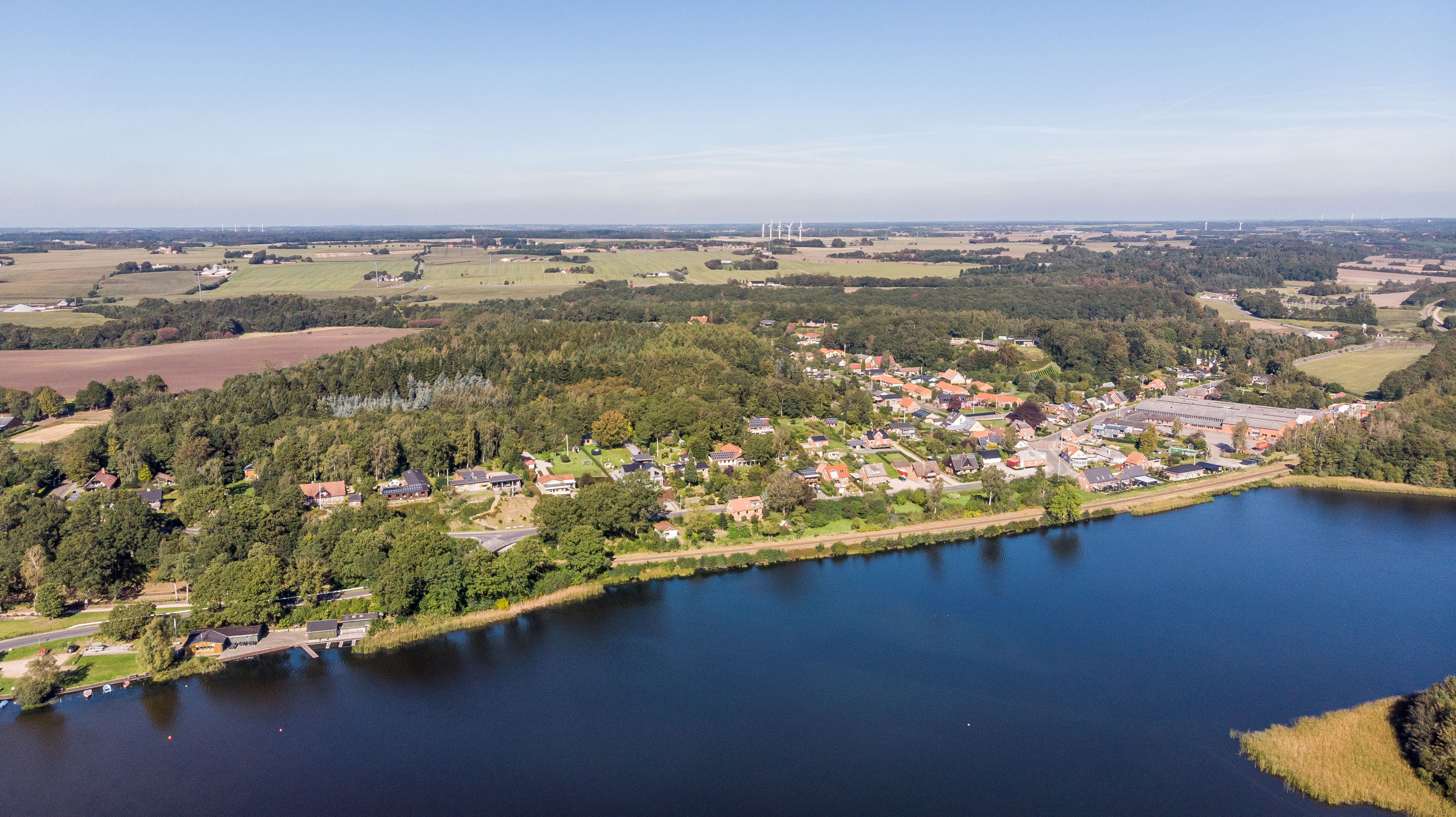 Luftfoto af Tange