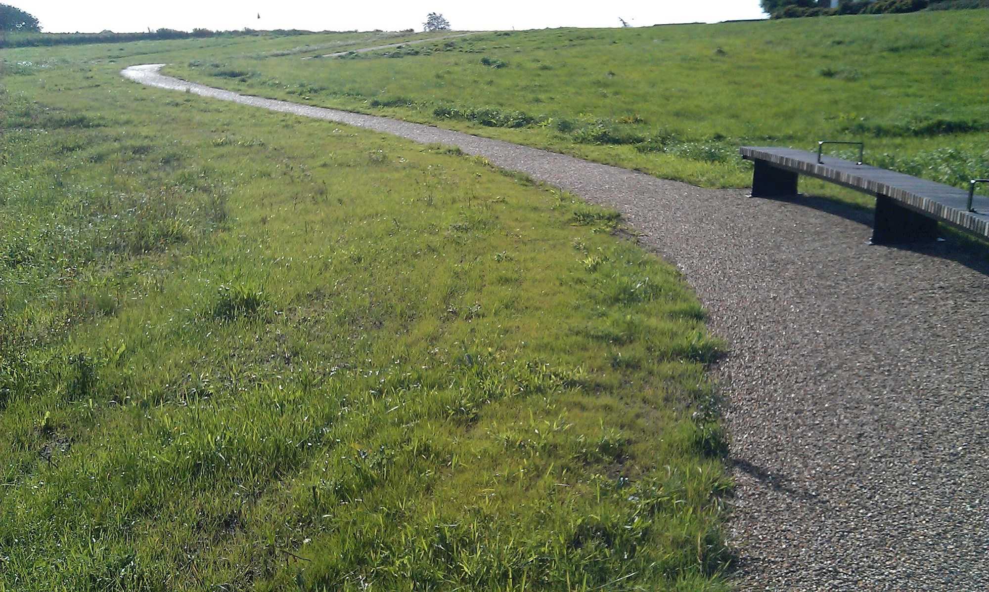 Stien på Kirkebakken