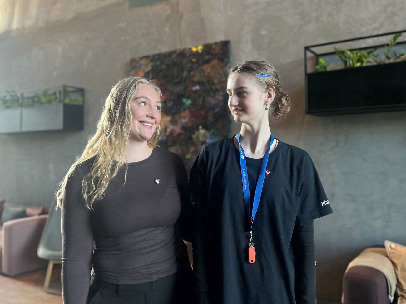 Service Manager på Peak 12, Maria Kok Welling Frandsen og housekeeper-afløser Anna Kastbjerg